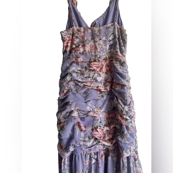 ASTR The Label Kiana Floral Rucked Dress Size Medium - Picture 11 of 12